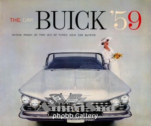 Catalogue publicitaire Buick 1959